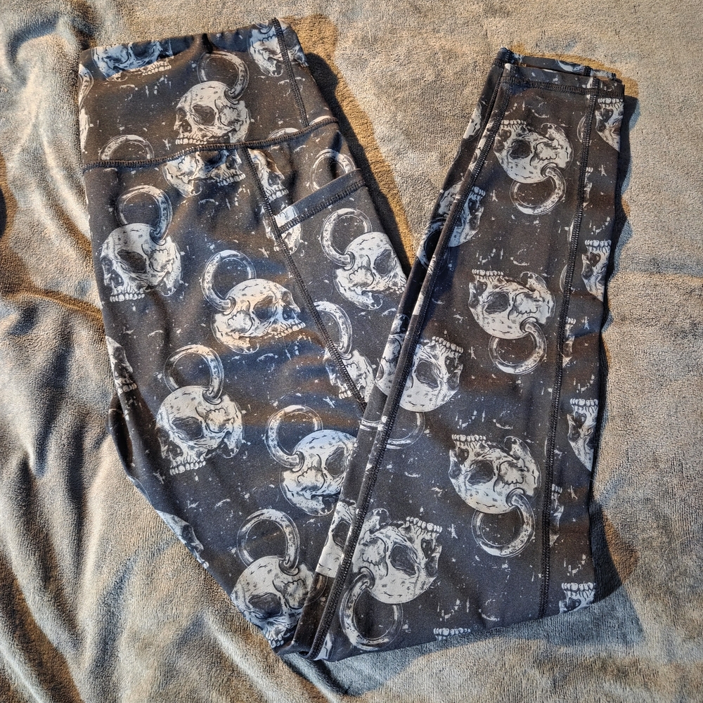 CVG Kettlebell Skull FULLLENGTH Leggings
